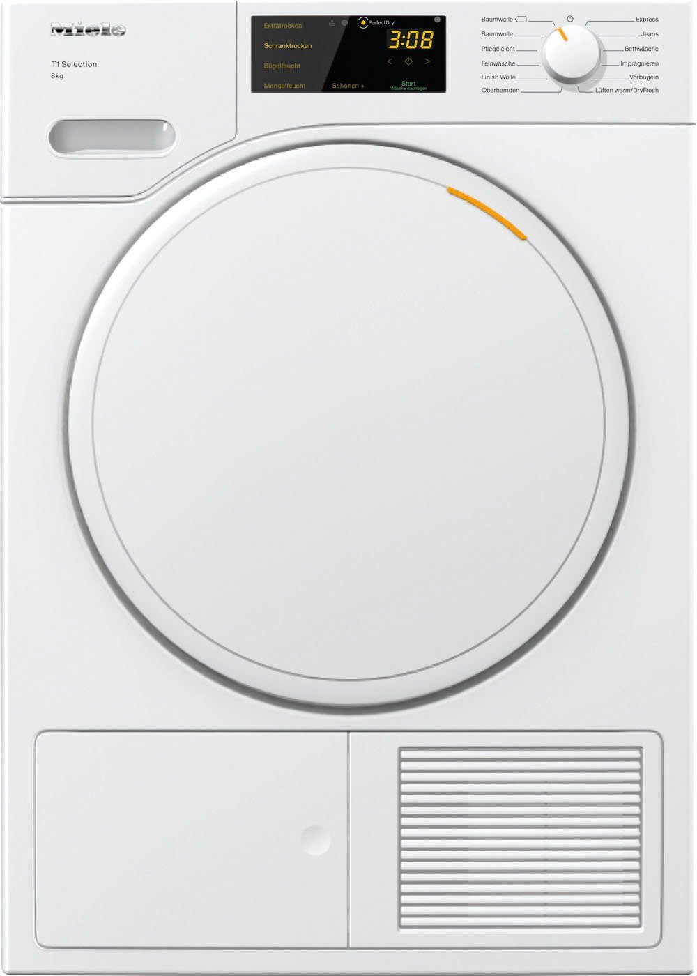 Miele Wärmepumpentrockner TSC223WP, 8 kg, PerfectDry zur punktgenauen Trocknung