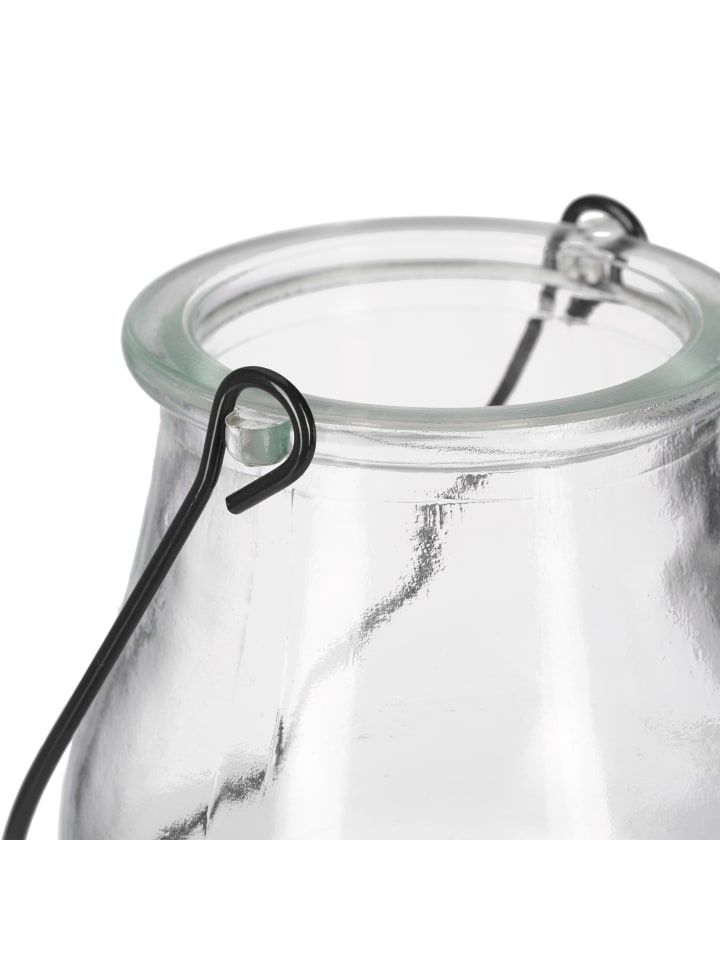 relaxdays 12x Windlicht in Transparent - (H)10 x Ø 8,5 cm günstig kaufen onesize