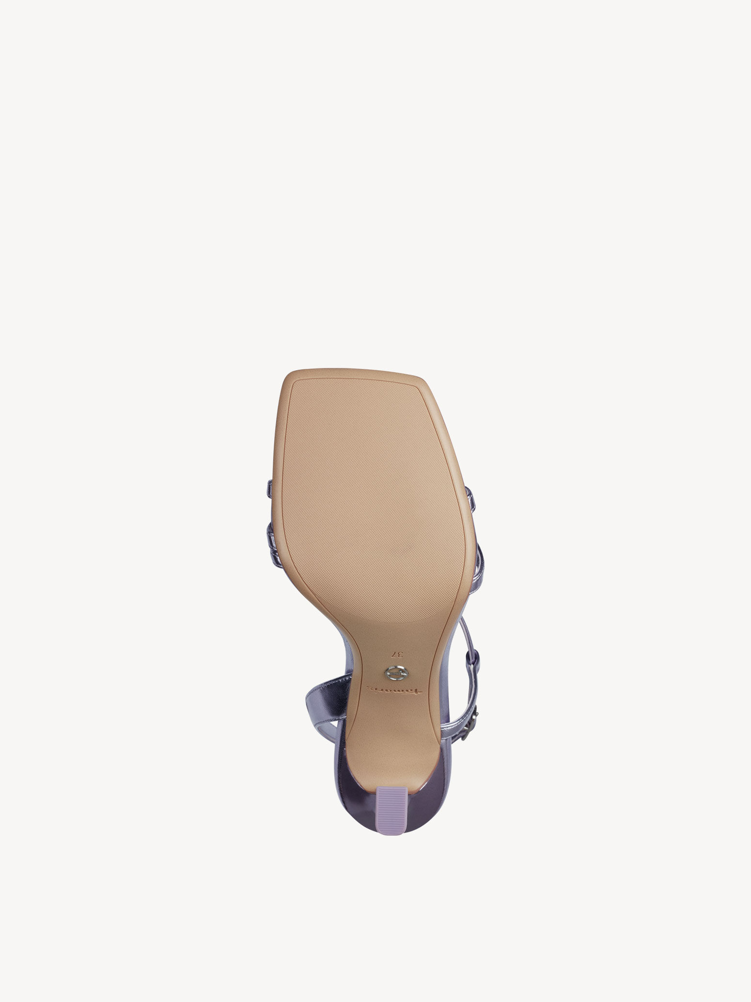 Sandale à talon - mauve