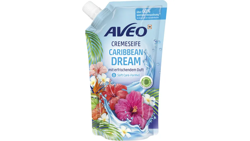 AVEO Cremeseife Flüssig Nachfüllbeutel Caribbean Dream