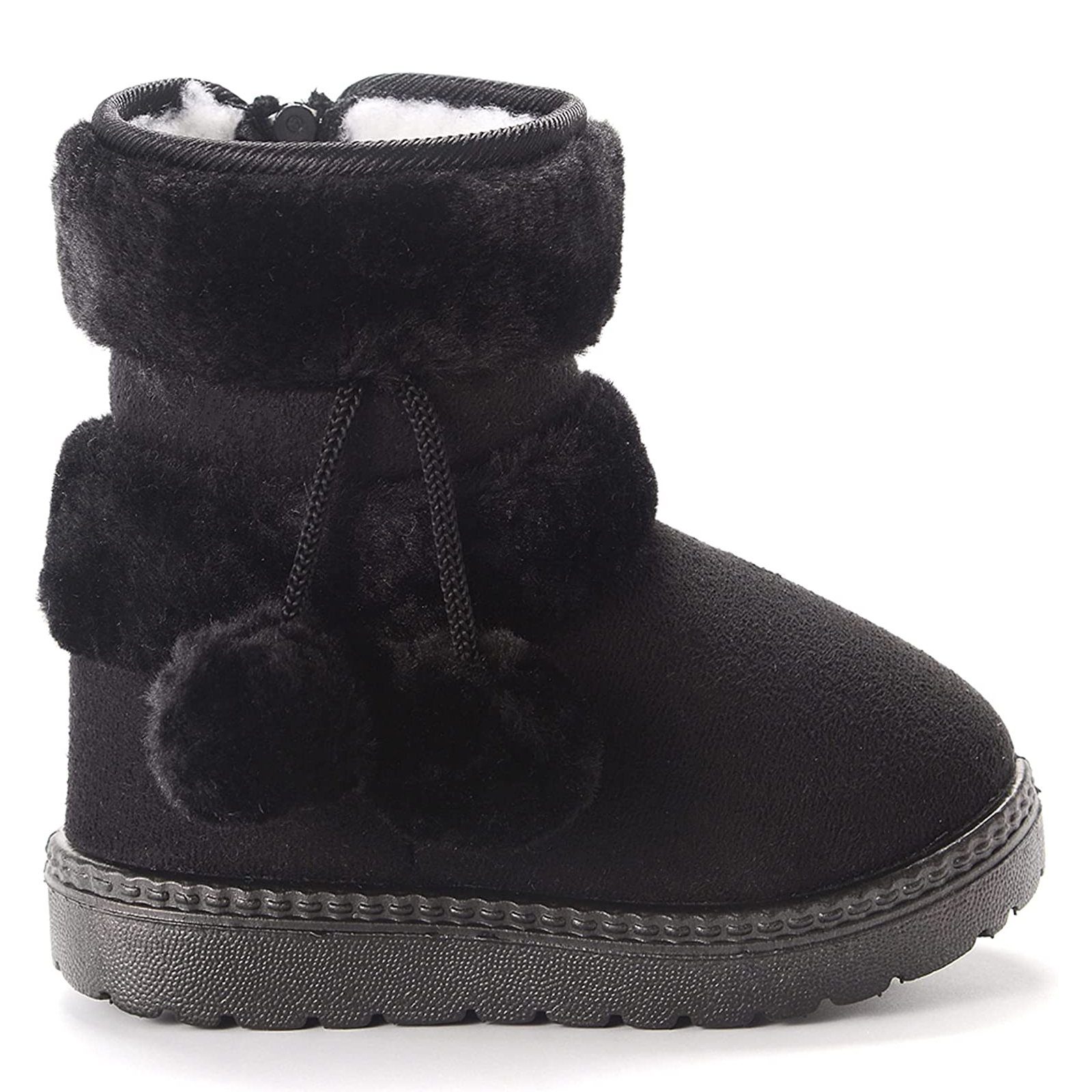 TOPMELON Kinder-Schneestiefel, warme Schuhe Winterboots rutschfest