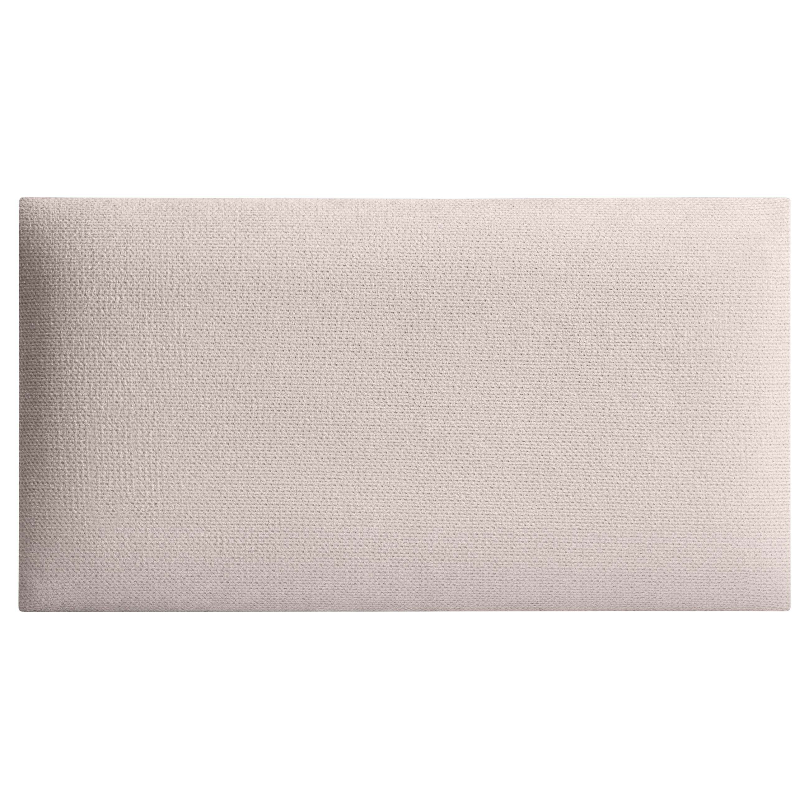 softwalls Kopfteil Wandkissen Velour - Kopfteil Bett - Polster, Beige - 60x30, (1 St., 5 (sehr gut), Schalldämmend