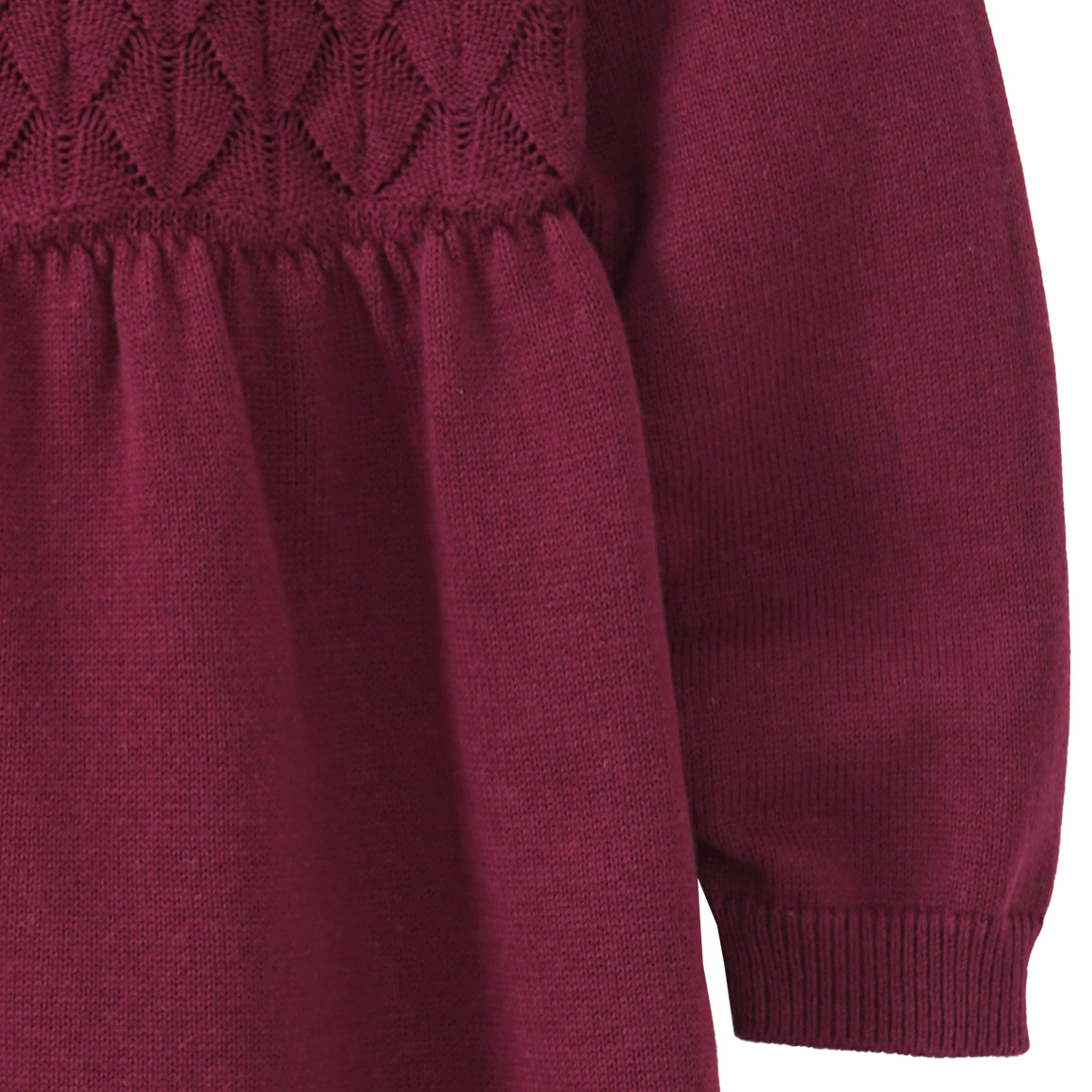 Mädchen Strickkleid mit Struktur
