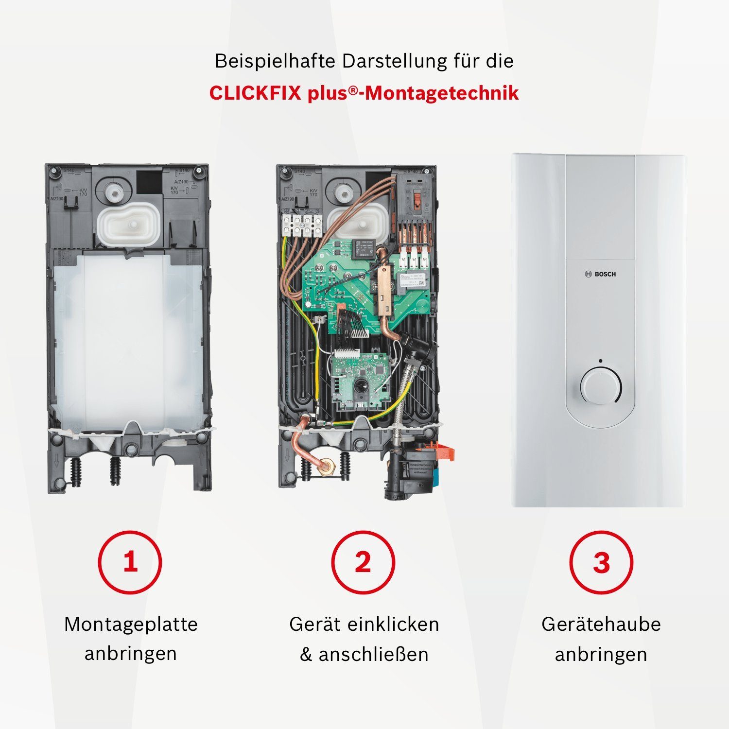 BOSCH Komfort-Durchlauferhitzer Tronic Comfort Plus