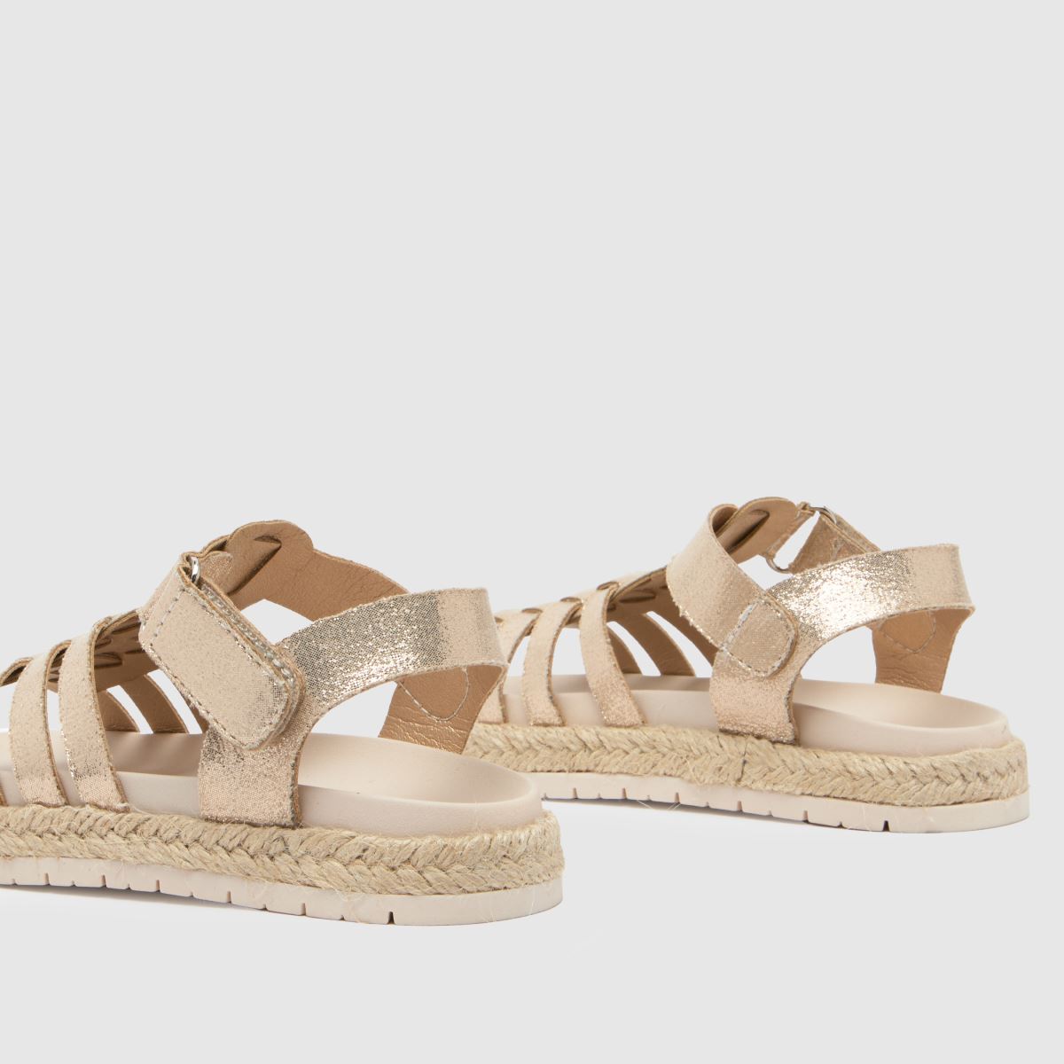 Schuh guldfärgade Tula Fisherman flickor sandaler för småbarn