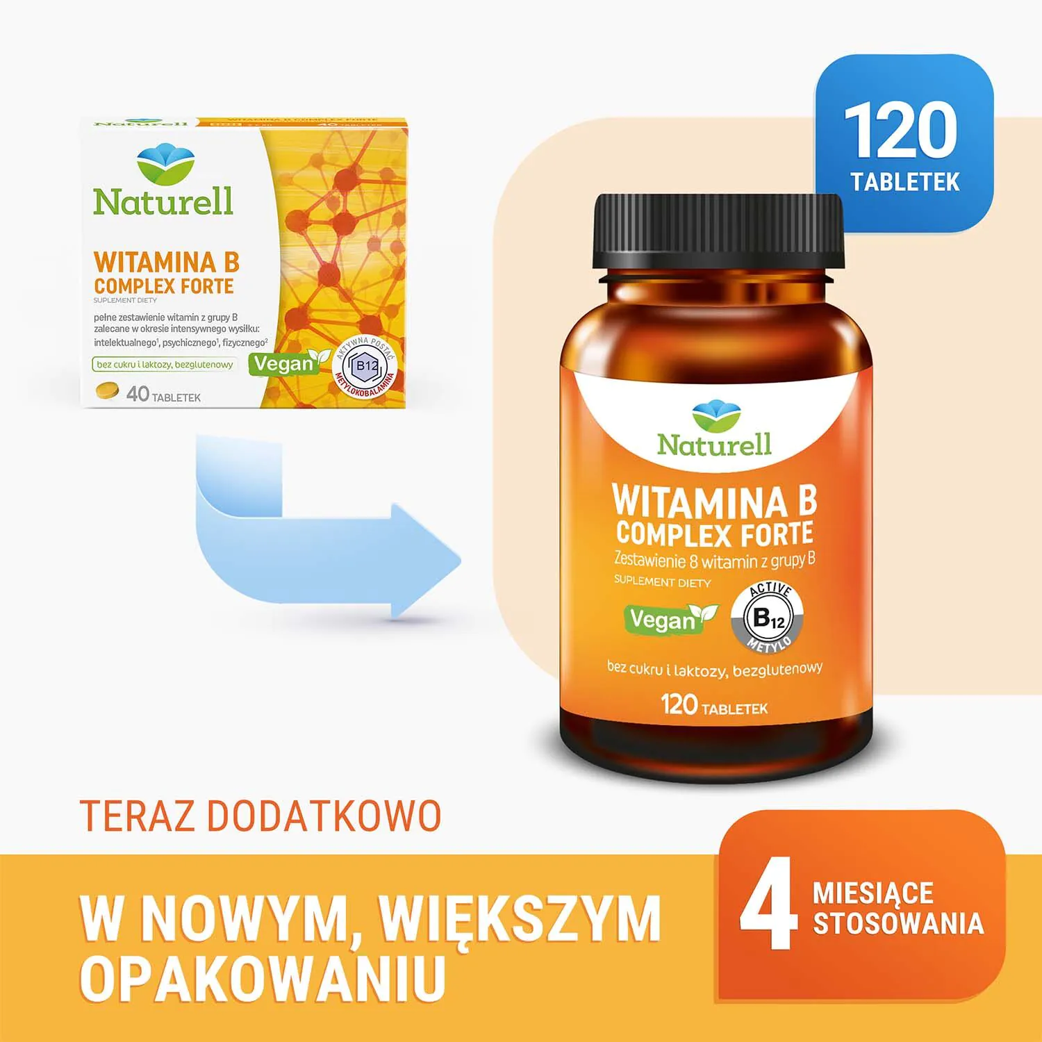 Naturell Vitamin B Complex Forte 120 δισκία