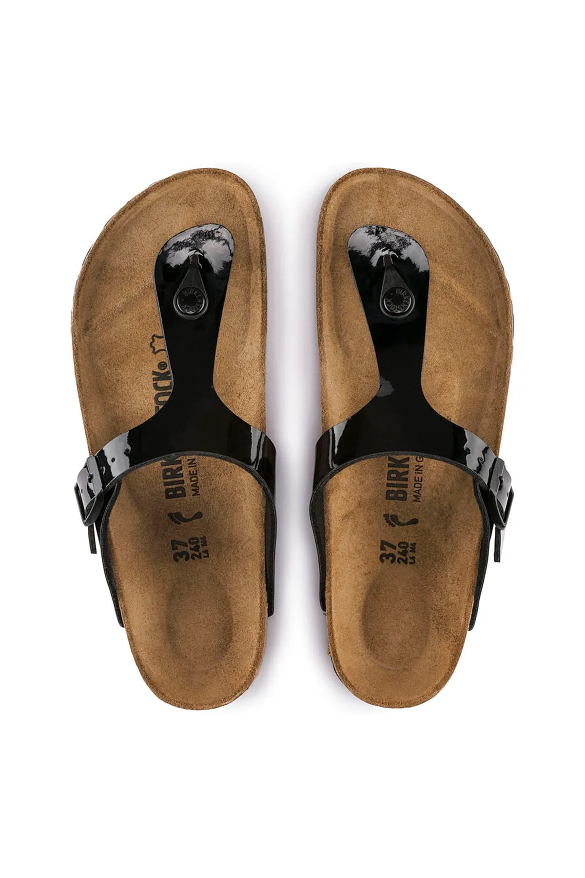 Birkenstock  Sandalette - Schwarz - Flacher Absatz