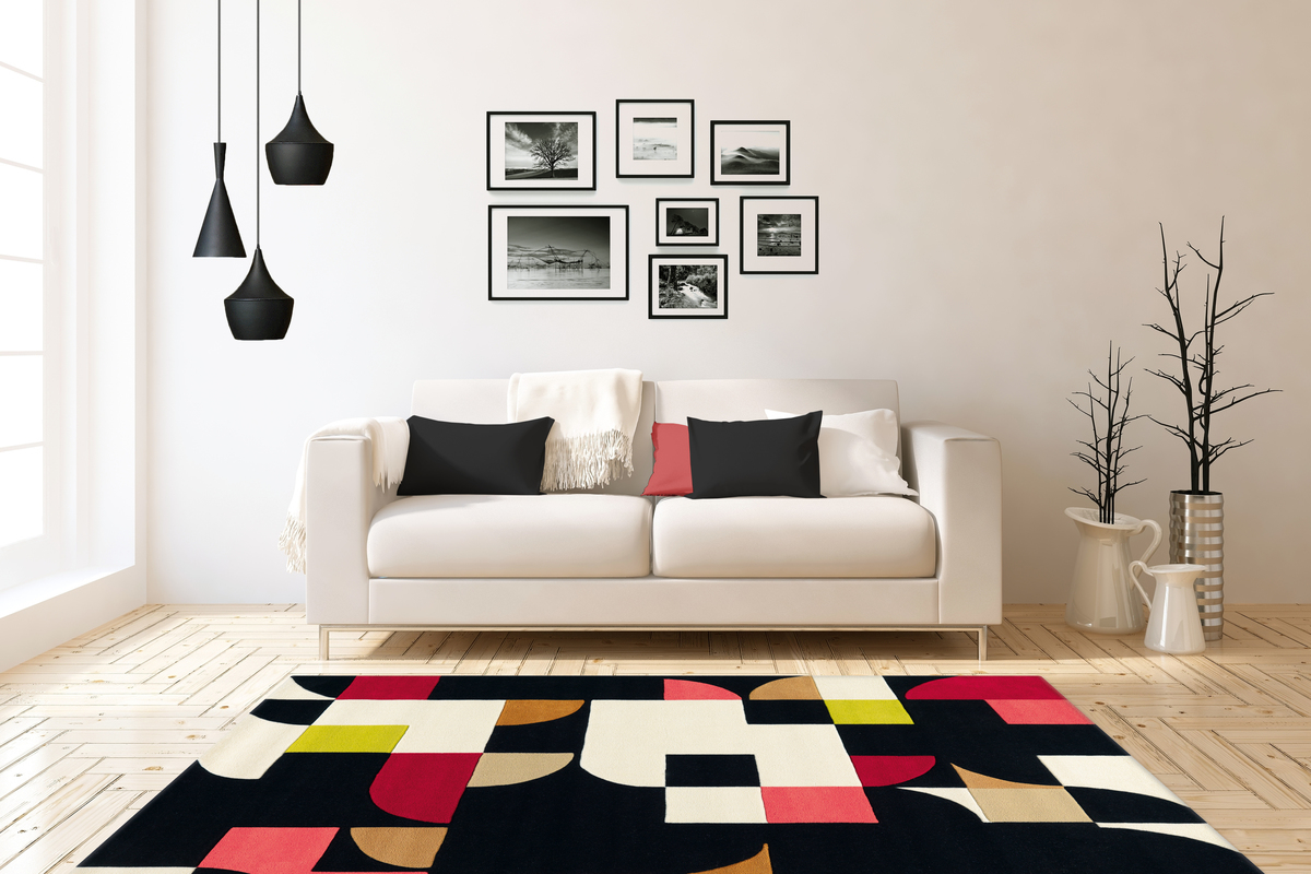 Arte Espina Teppich Spirit 3105 Multi / Schwarz