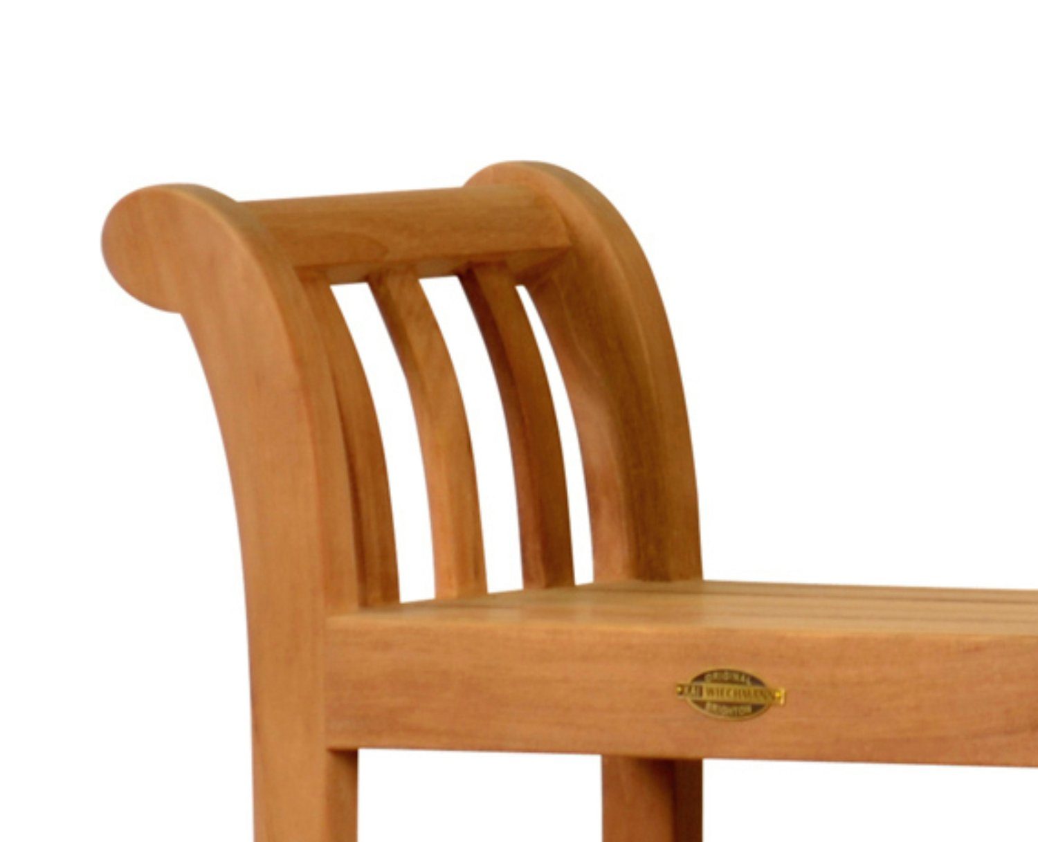 Kai Wiechmann Sitzhocker Premium Teakholz Hocker 67 x 31 cm als wetterfester Blumenhocker, massiver und unbehandelter Holzhocker aus Teak