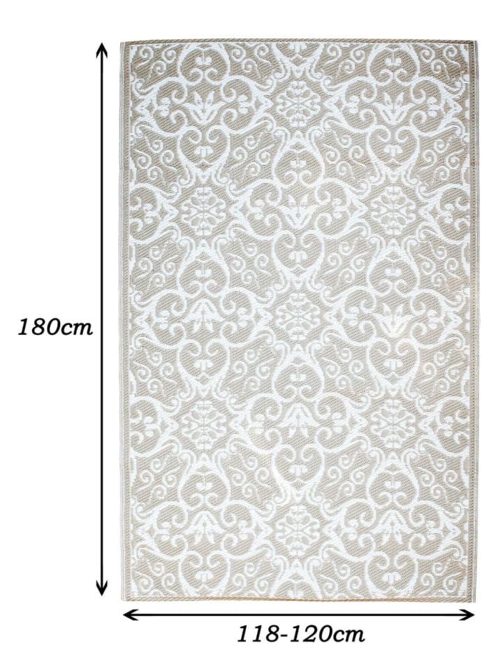 JACK Outdoor Teppich 120x180cm In- & Outdoor in Ornamente Taupe günstig kaufen 120x180cm