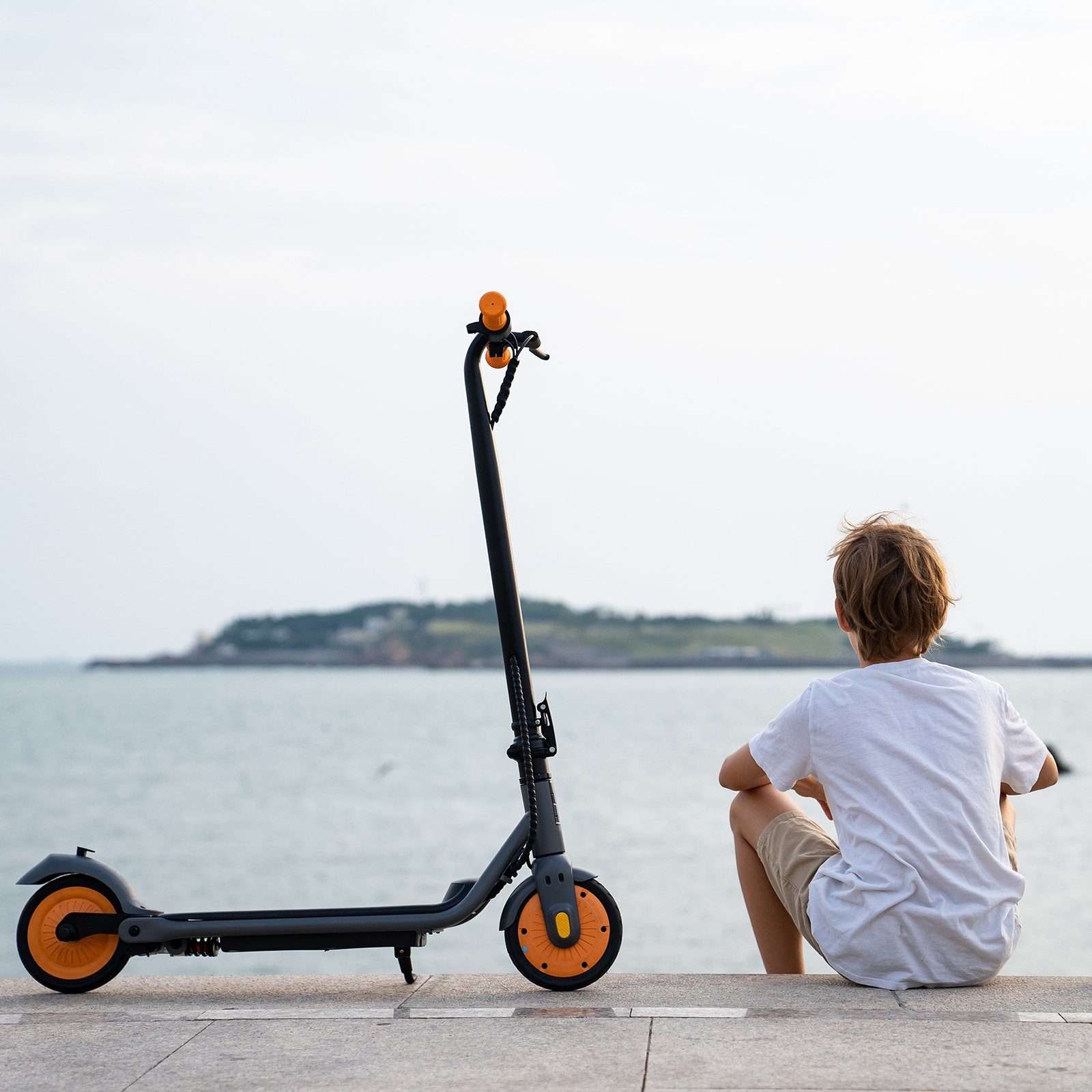 RCB E-Scooter R7X Elektroroller für Kinder, LED-Anzeige, Faltbarer, 20,00 km/h