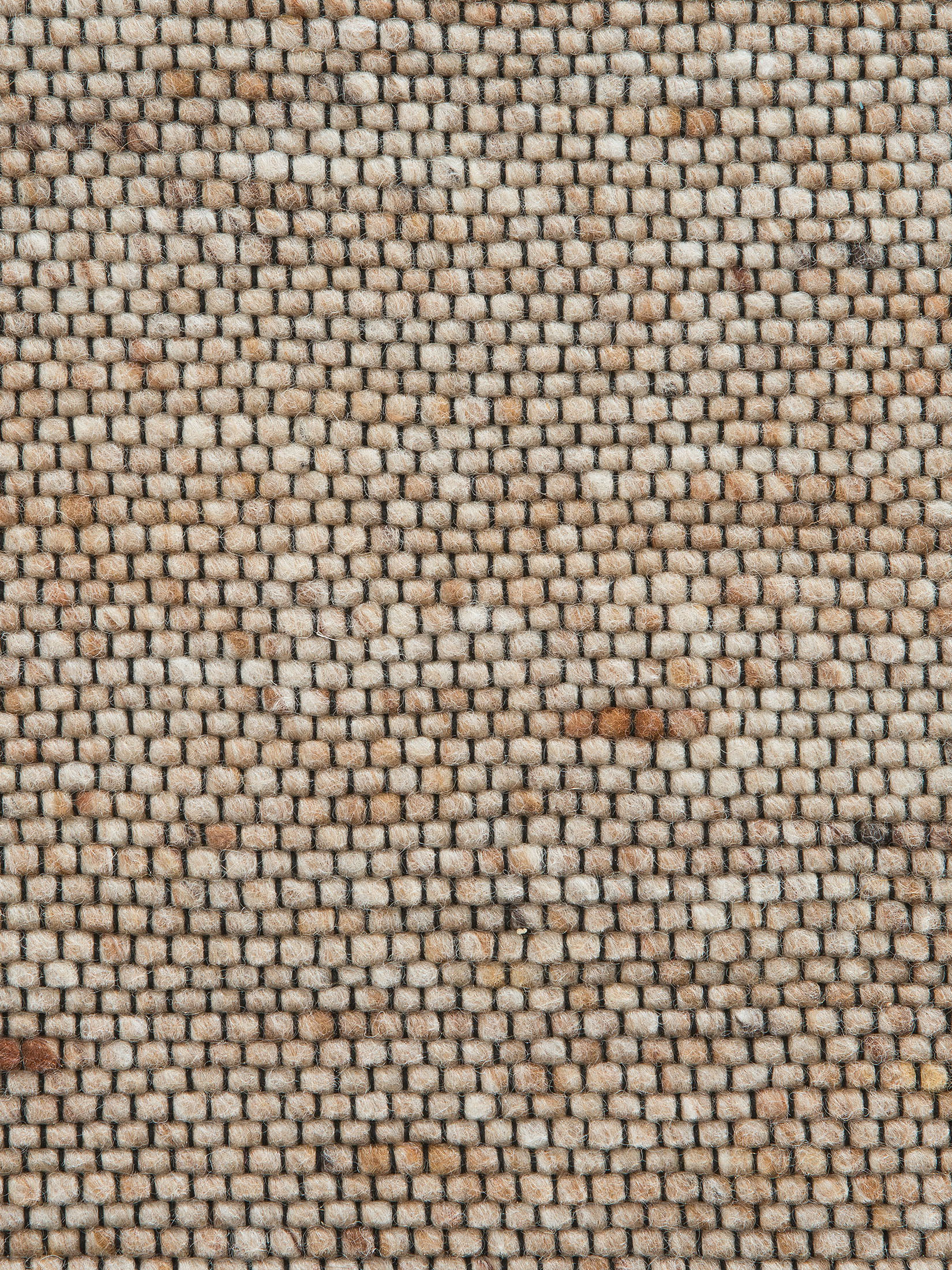 Hörneberg Woll-Teppich, Sand