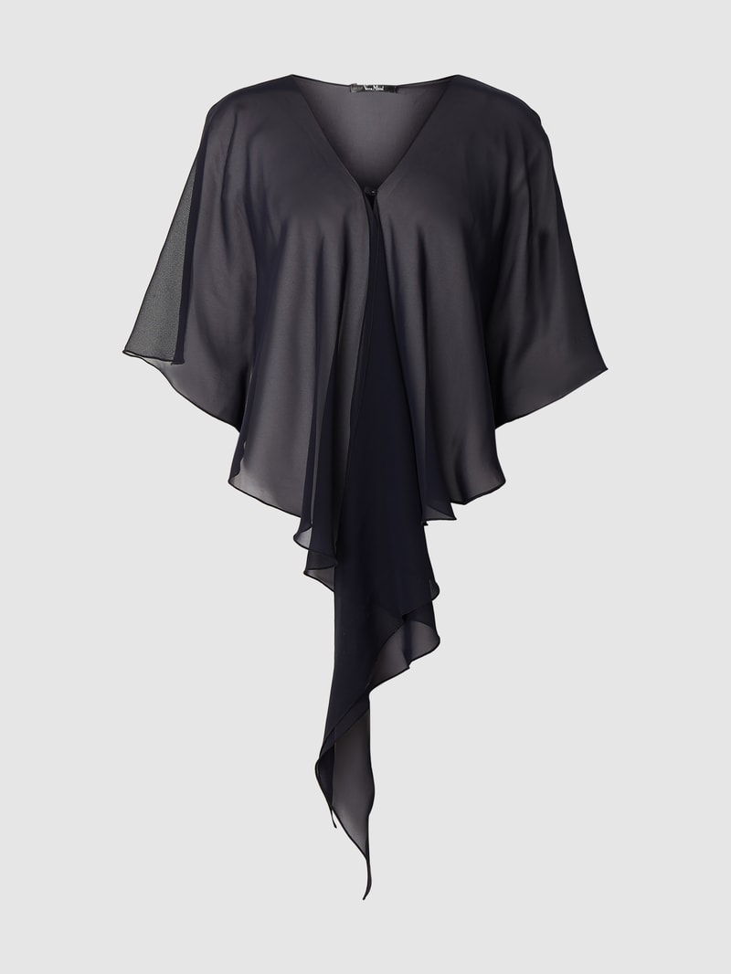 Stola aus Chiffon in dunkelblau