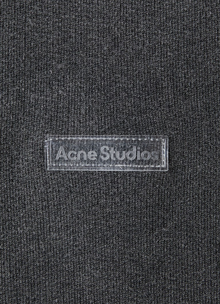 Moletom com capuz Acne Studios com acabamento lavado.