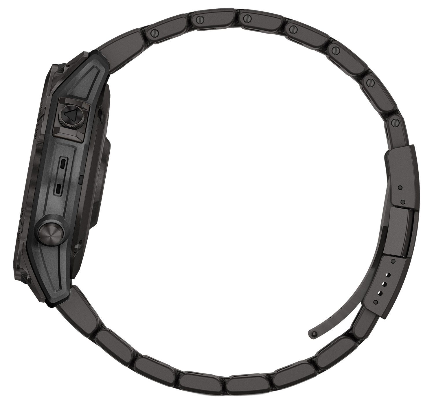 Garmin fenix 7 Saphir Solar Titan Schwarz/Grau Fitnessuhr (3.3 cm/1.3 Zoll, Proprietär), 1-tlg.