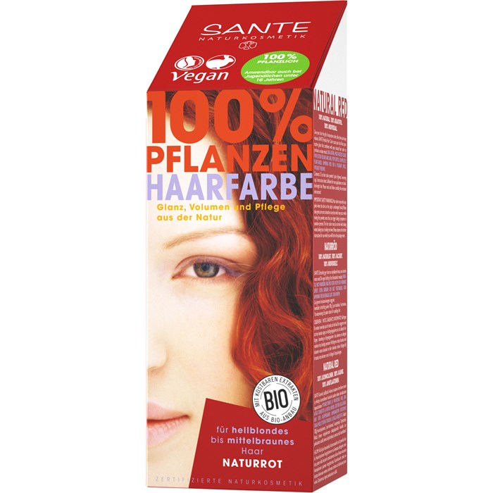 100% Pflanzen-Haarfarbe-Pulver