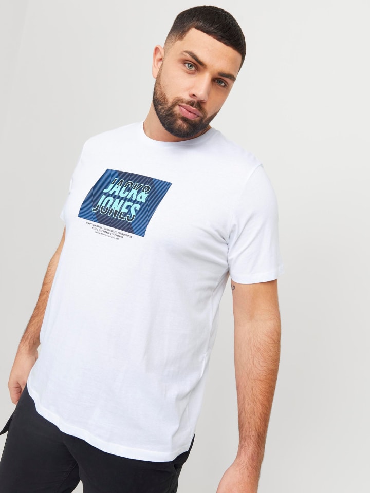 JACK & JONES PLUS T-shirt in Chambray Blue günstig kaufen