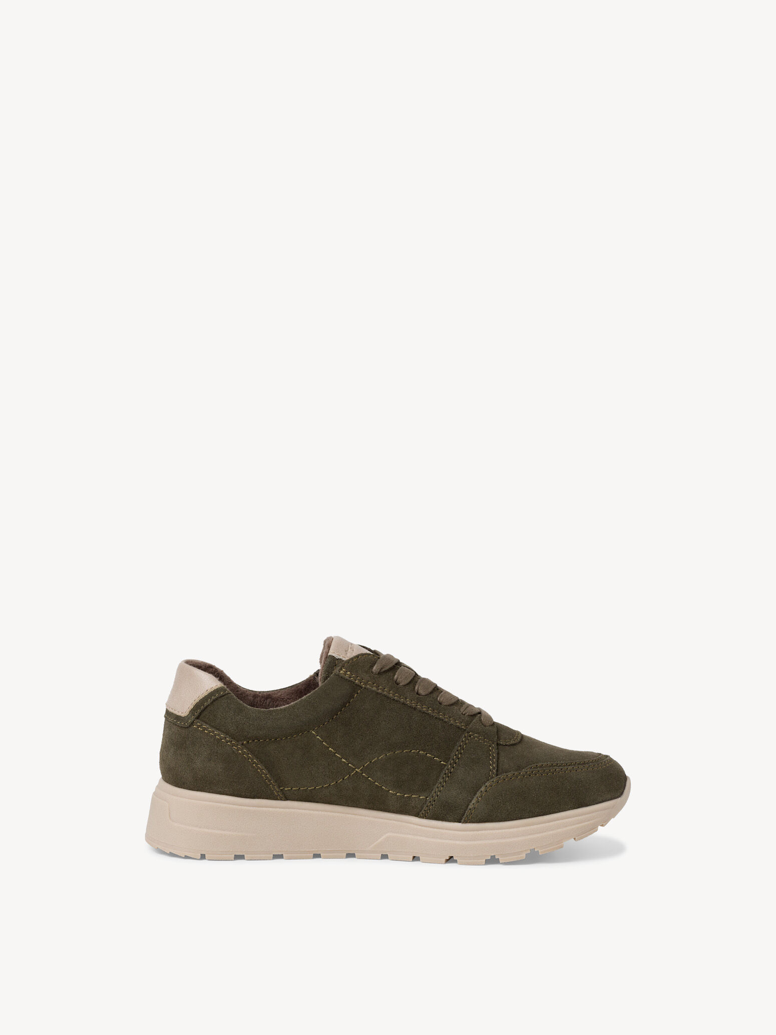 Basket en cuir - vert
