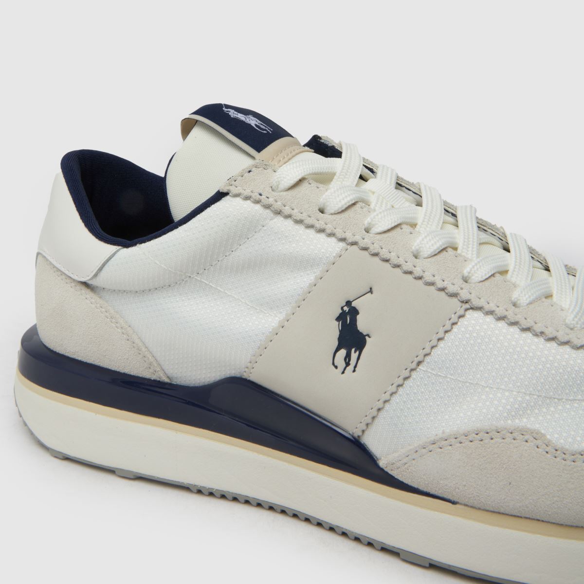 Tenisky Polo Ralph Lauren Train 89 v bílé a tmavě modré barvě