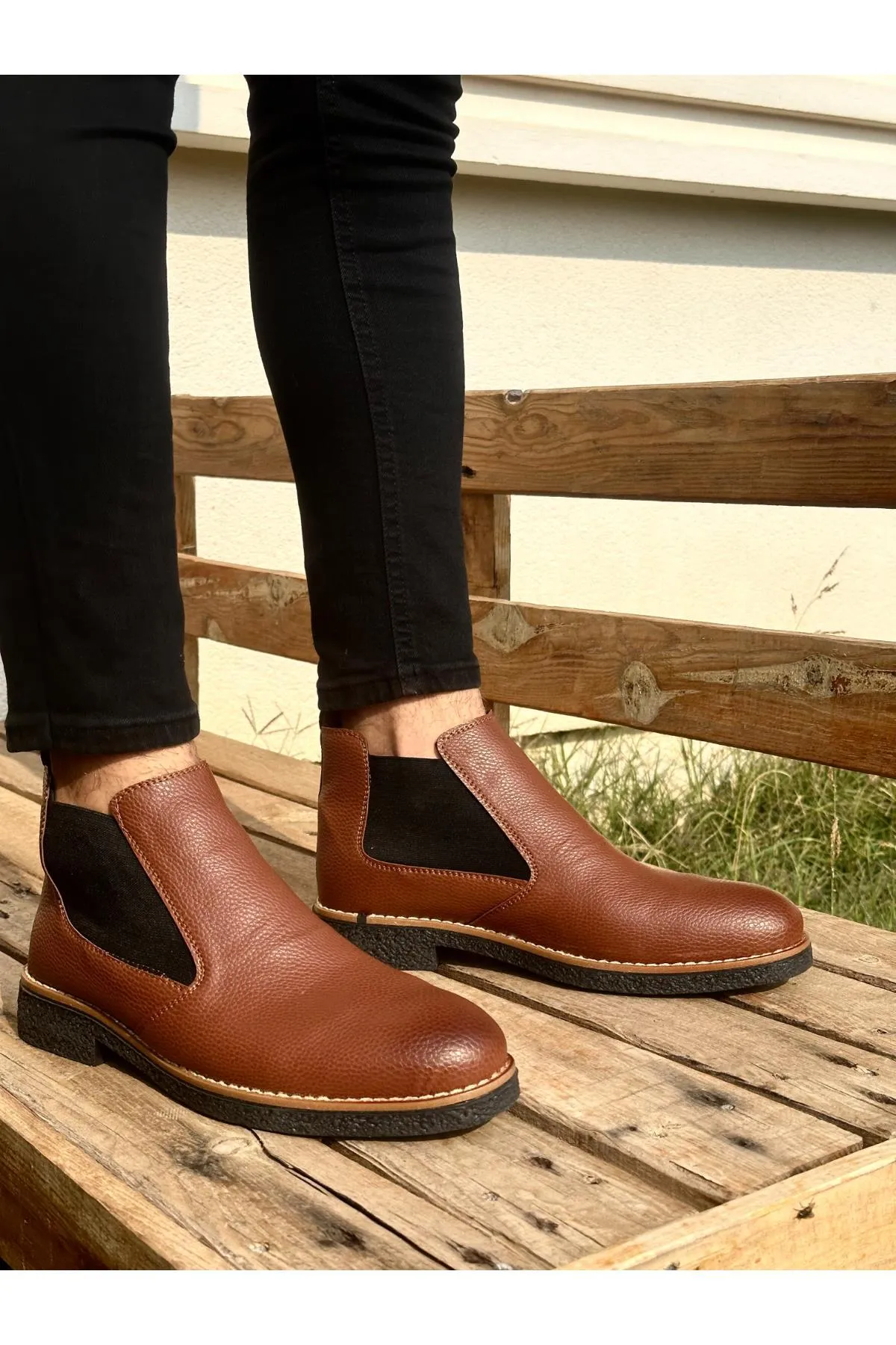MUGGO  M201 Garantierte Unisex-Chelsea-Stiefel