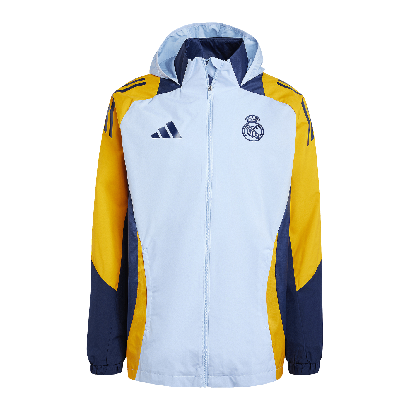 adidas Real Madrid Regenjacke Blau