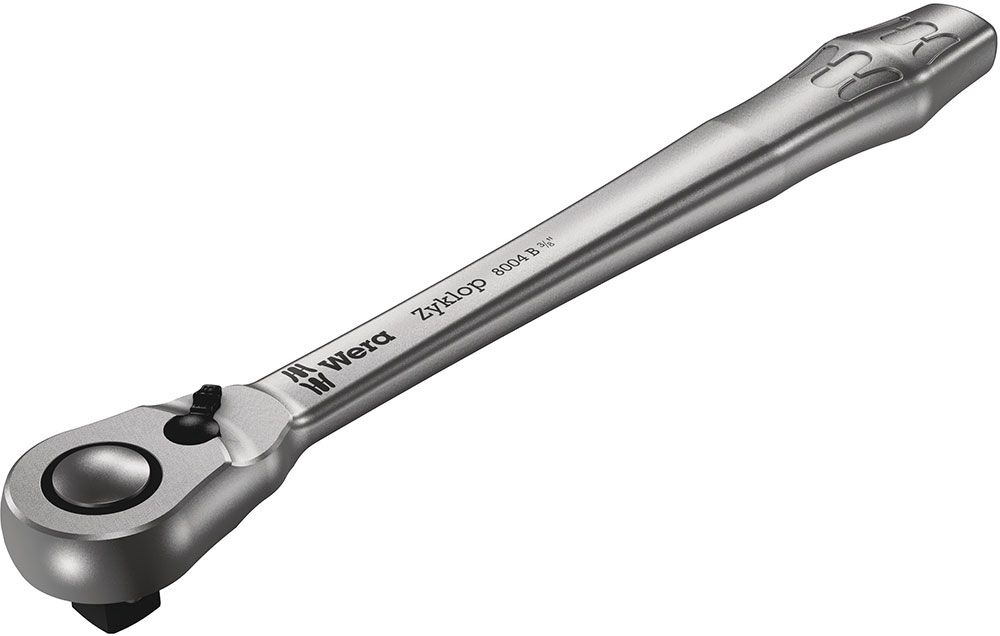 Wera 8000 B Zyklop Metal Knarre mit Umschalthebel mit 3/8