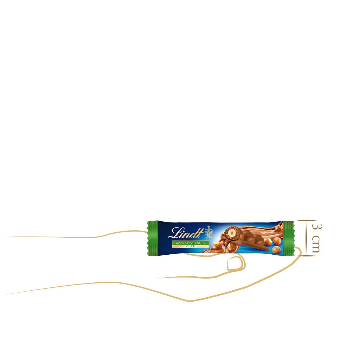 Nuss Deluxe Riegel Vollmilch Haselnuss, 35g