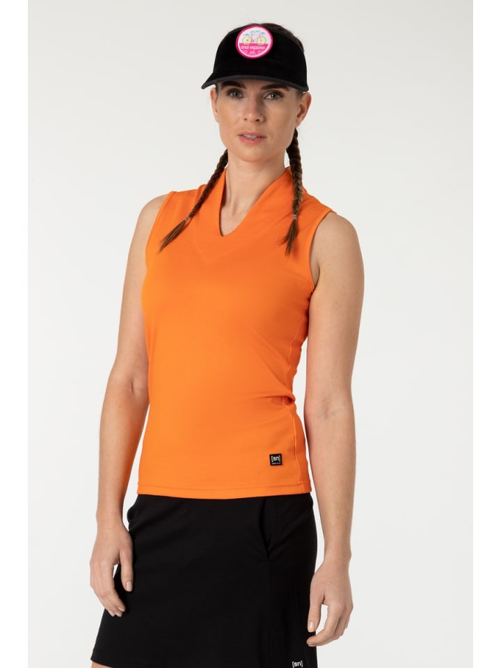 super.natural Merino Tanktop W SPORTY TANK in orange günstig kaufen