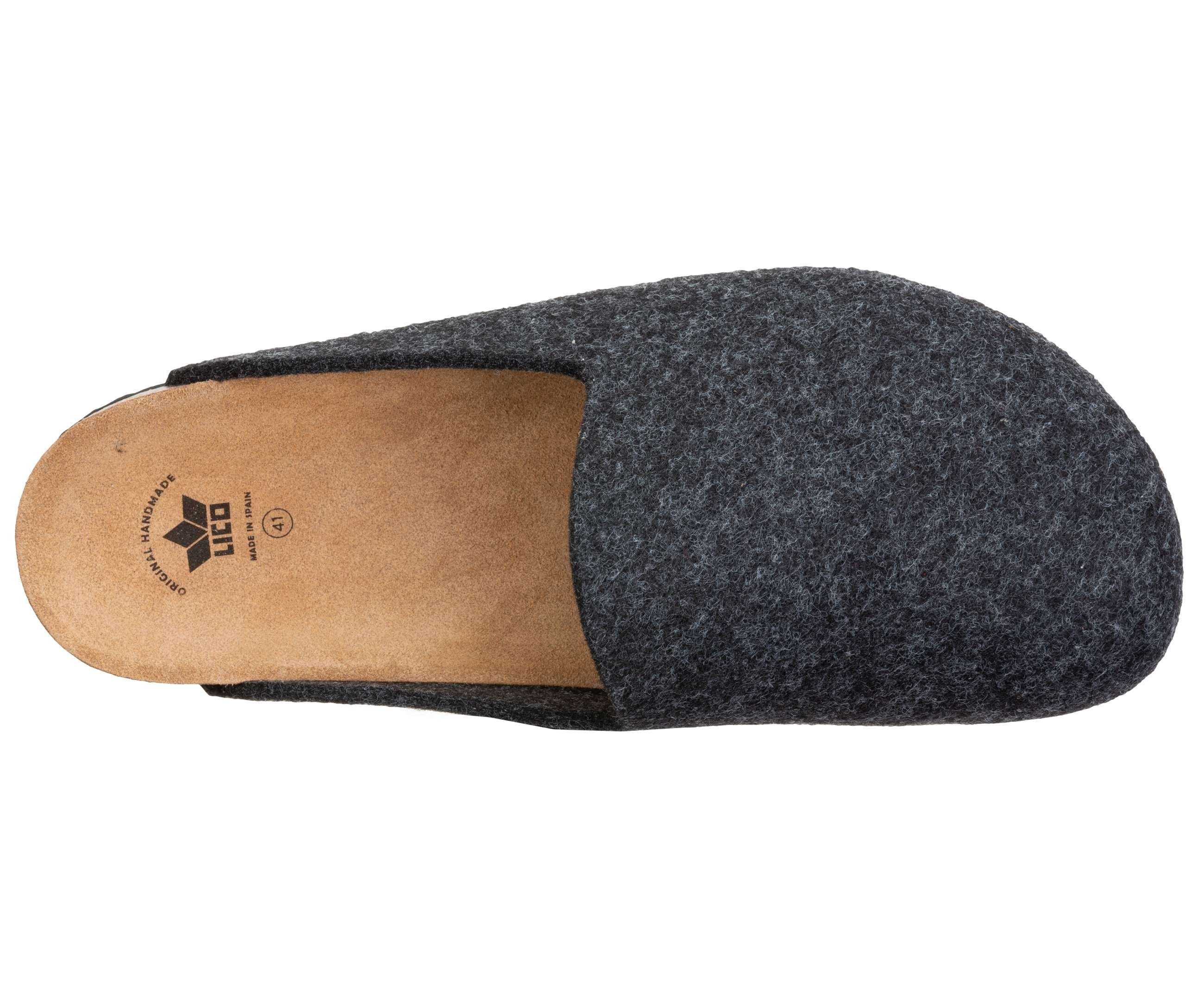 Lico Clog Bioline Filz Nature Clog