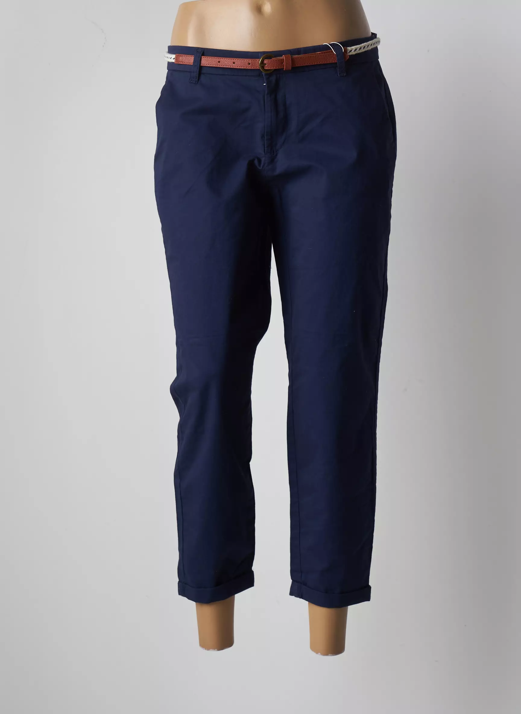 Only Pantalon7 8 Femme couleur bleu