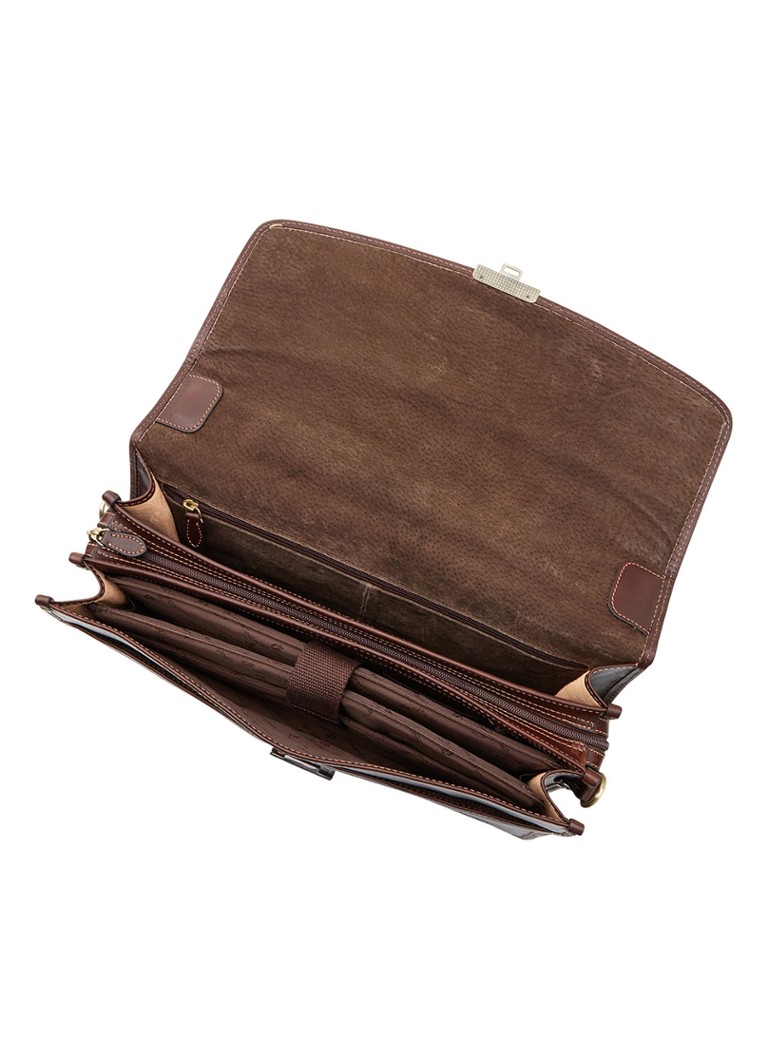 Castelijn & Beerens  Verona businesstas van leer met 15,6 inch laptopvak