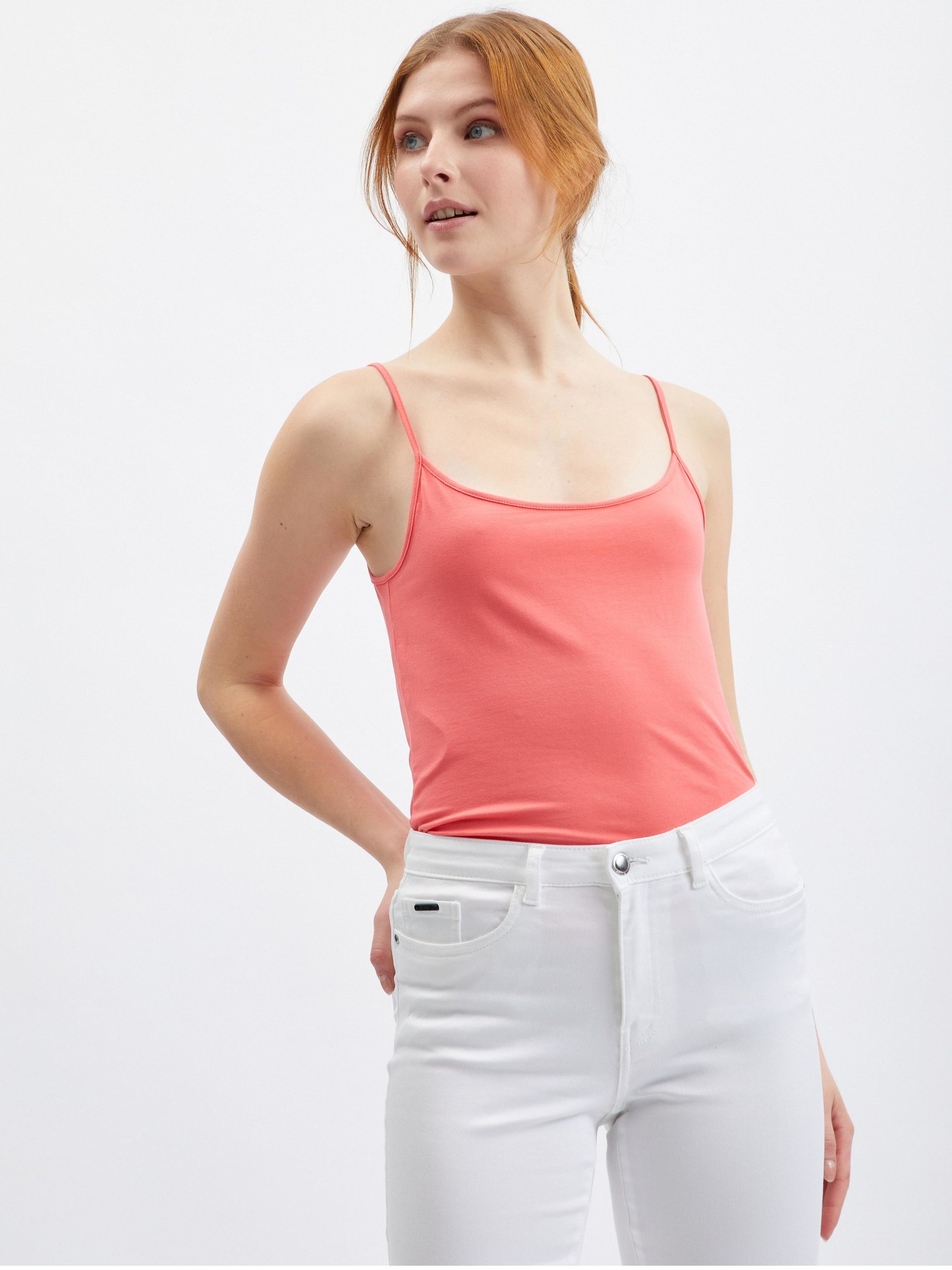 Set aus zwei Damen-Tank-Tops in rosa ORSAY