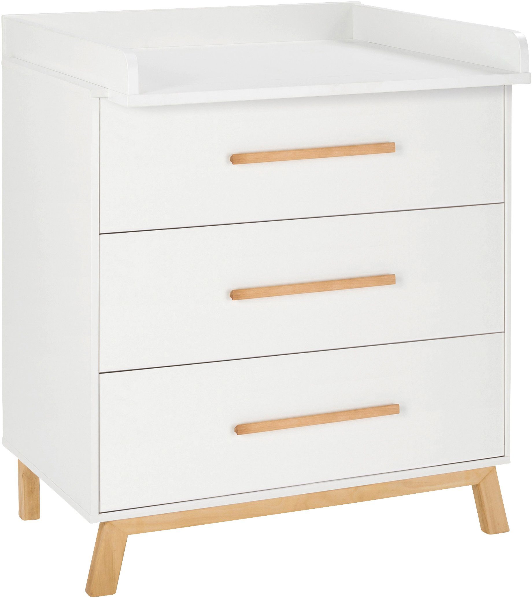 Schardt Babyzimmer-Komplettset Sienna, (Set, 3-St., Hausbett, Schrank, Wickelkommode), Made in Germany; mit Hausbett, Schrank und Wickelkommode