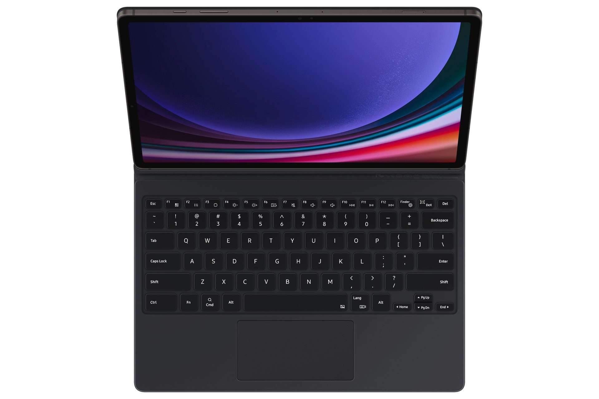 Samsung Tablet-Hülle Book Cover Keyboard, für Samsung Galaxy Tab S9+