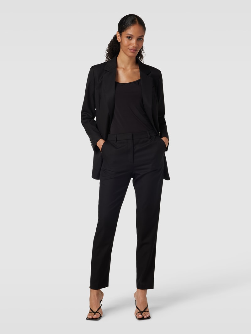 Blazer mit aufgesetzten Eingrifftaschen Modell 'Jakura' in schwarz