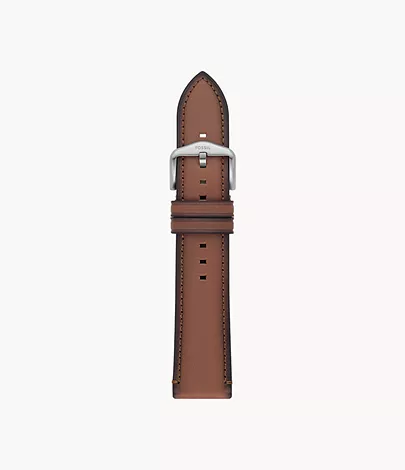 Fossil Band 22 mm LiteHide-Leder mittelbraun