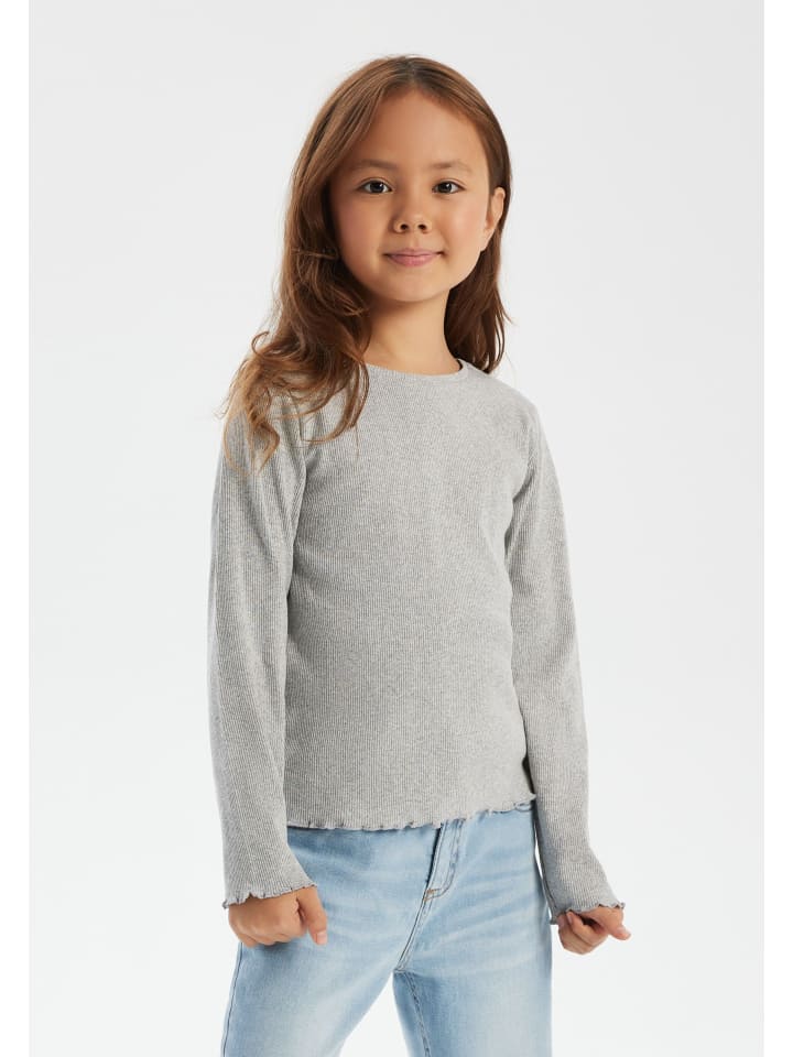 Minoti Longsleeves 12RIBTEE 6 in grau günstig kaufen