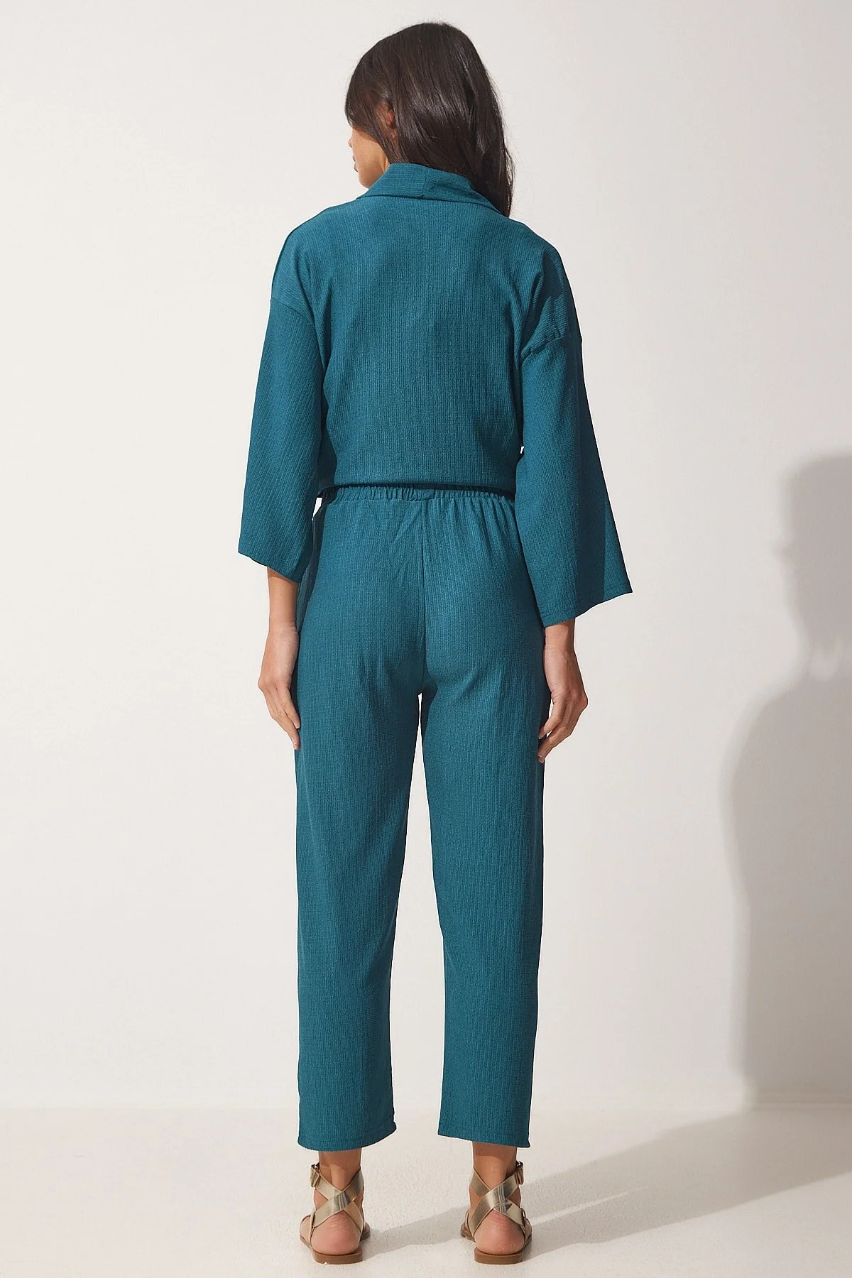 Happiness İstanbul  Zweiteiler - Grün - Oversized