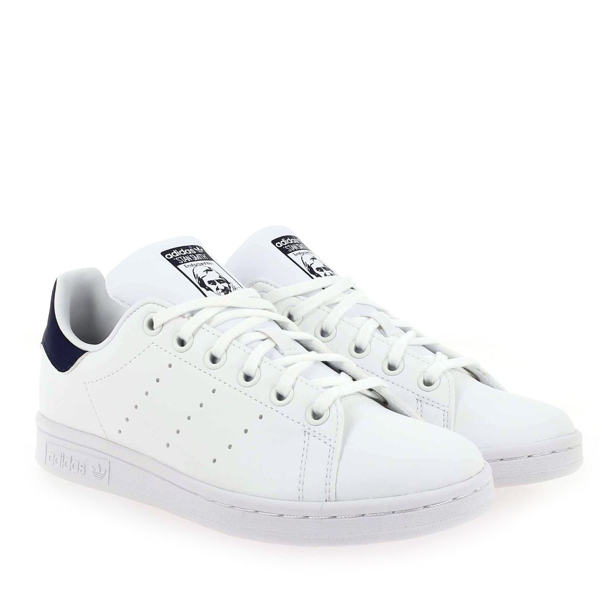 Adidas Originals  STAN SMITH JUNIOR - Blanc Marine