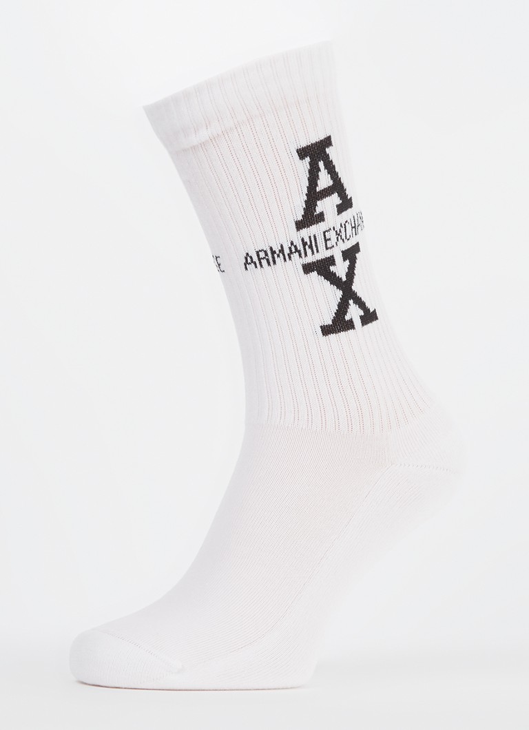 Armani Exchange sporta zeķes ar logotipu