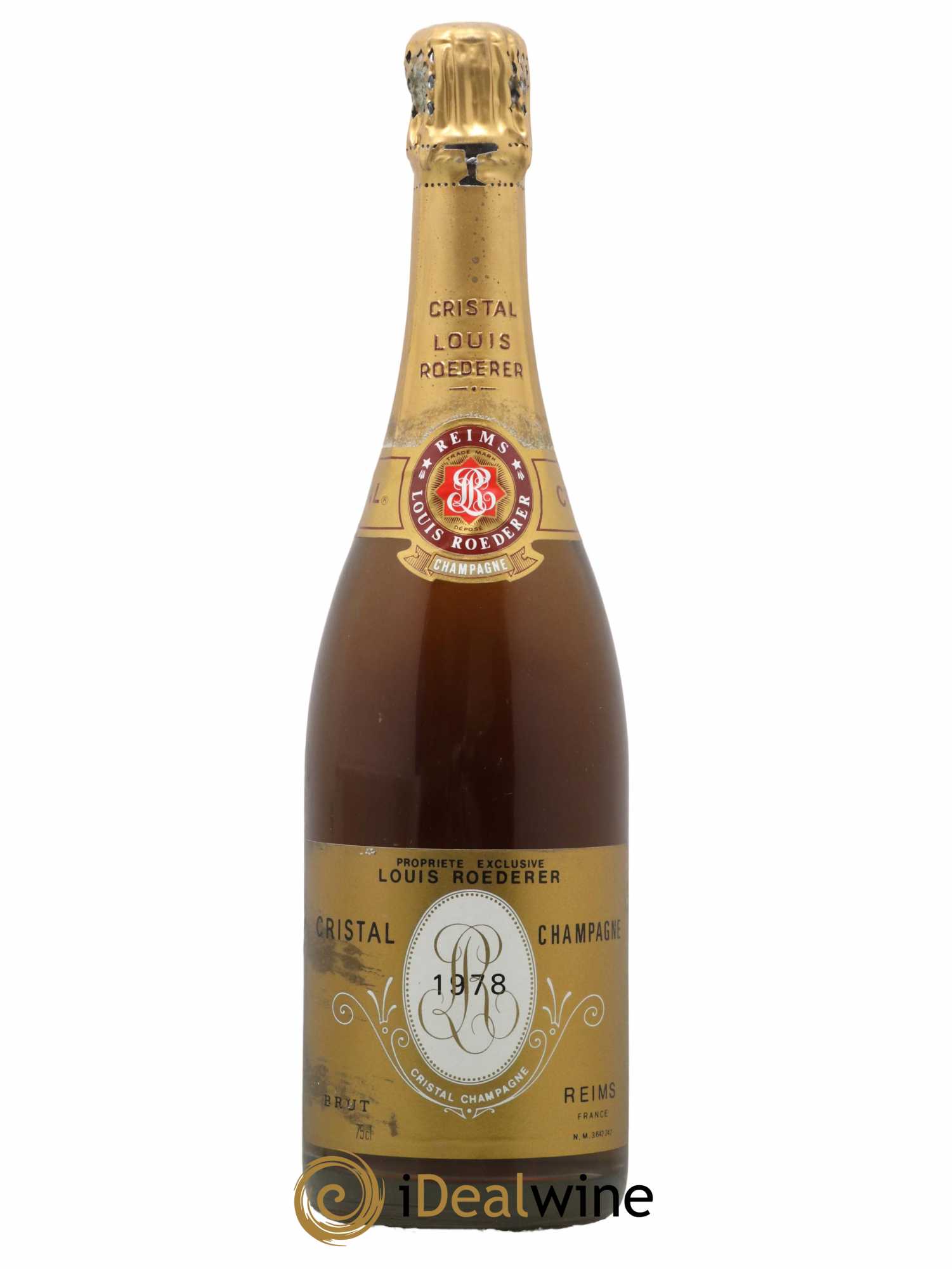 Cristal Louis Roederer  1978 - Lot de 1 Bouteille