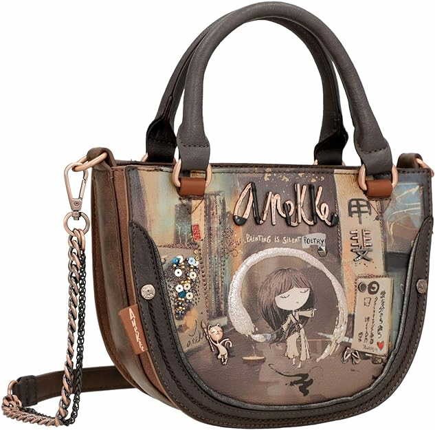 ANEKKE Handtaschen braun Handbag S round