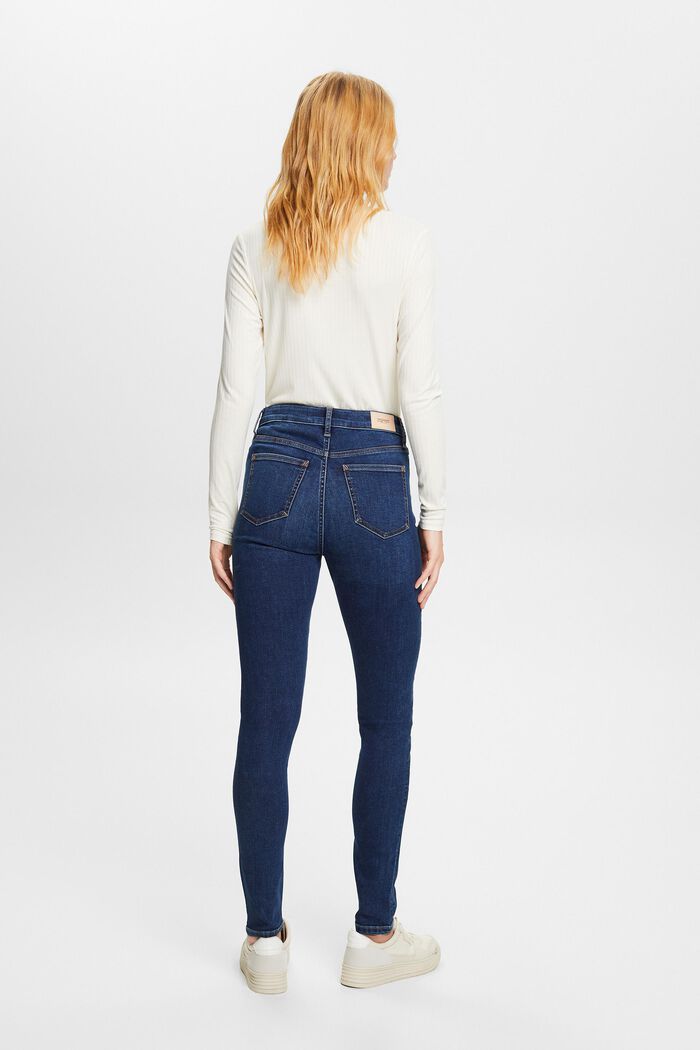 Schmale Jeans mit hohem Bund