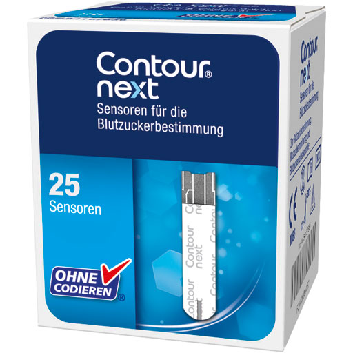 CONTOUR Next Sensoren Teststreifen  1X25 St  Teststreifen