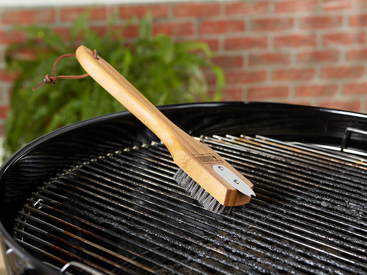 Weber Bambus-Holzgriff Bürste