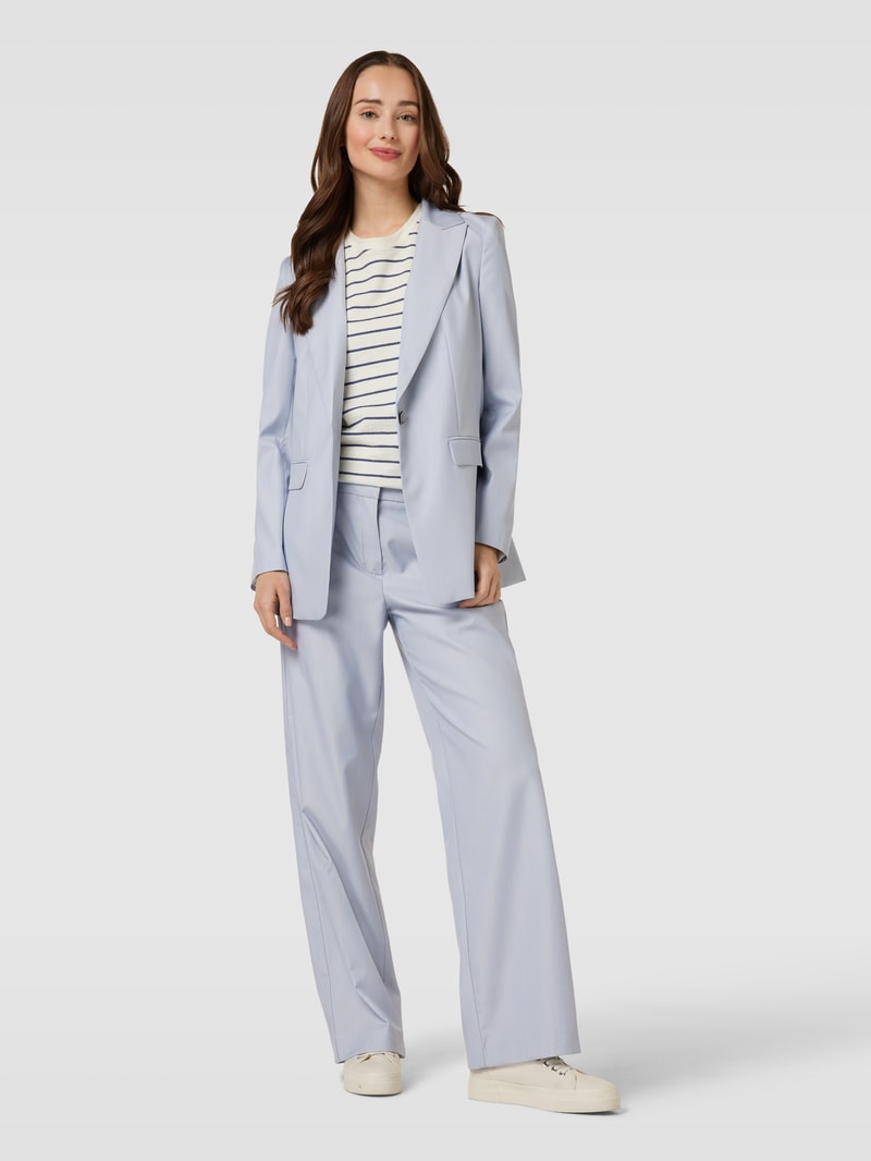 Blazer mit Knopfverschluss in hellblau