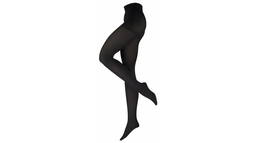 NUR DIE Damen Feinstrumpfhose Goodbye Laufmaschen 60 DEN schwarz