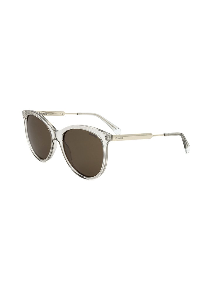 Polaroid Damen-Sonnenbrille in Transparent/ Khaki günstig kaufen 57
