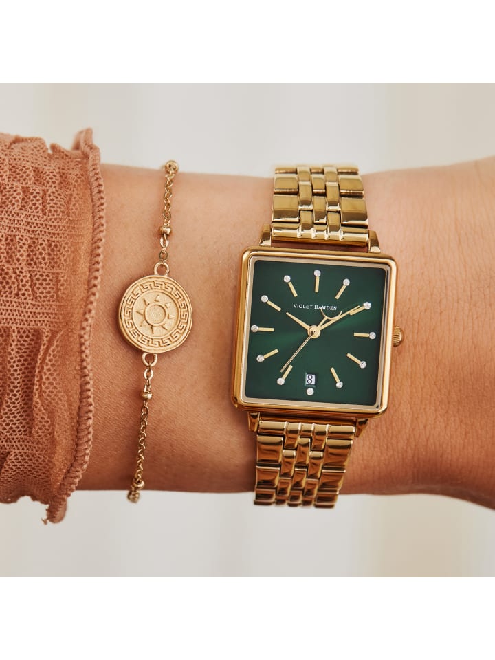 Violet Hamden Quartzuhr Dawn in Gold günstig kaufen M