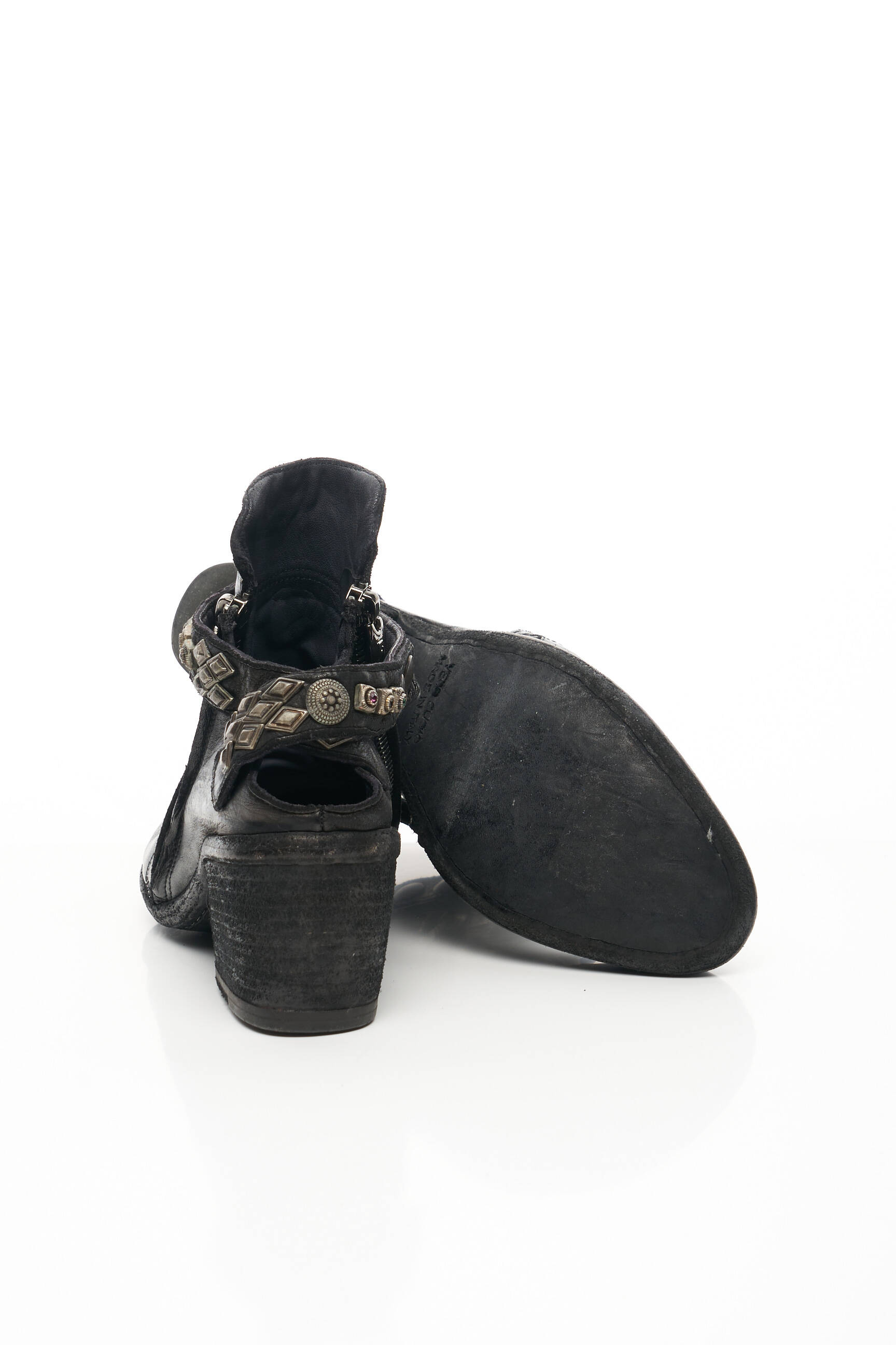 Fauzian Bottines Femme couleur noir